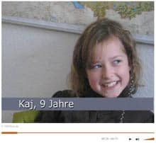 Screenshot: Video von Geolino, wo Kinder im Rahmen des 'Kinder-Werte-Monitor' befragt werden